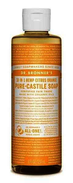 Dr. Bronner's - 有機香橙皂液 (8 oz)