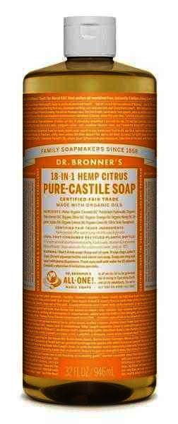 Dr. Bronner's - 有機香橙皂液 (32 oz)