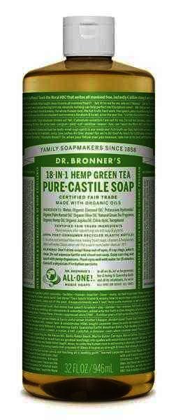 Dr. Bronner's - 有機綠茶皂液 (32 oz)