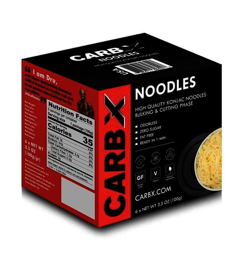 Carb X  有機纖體無麩質蒟蒻麵 (6 x 100g)