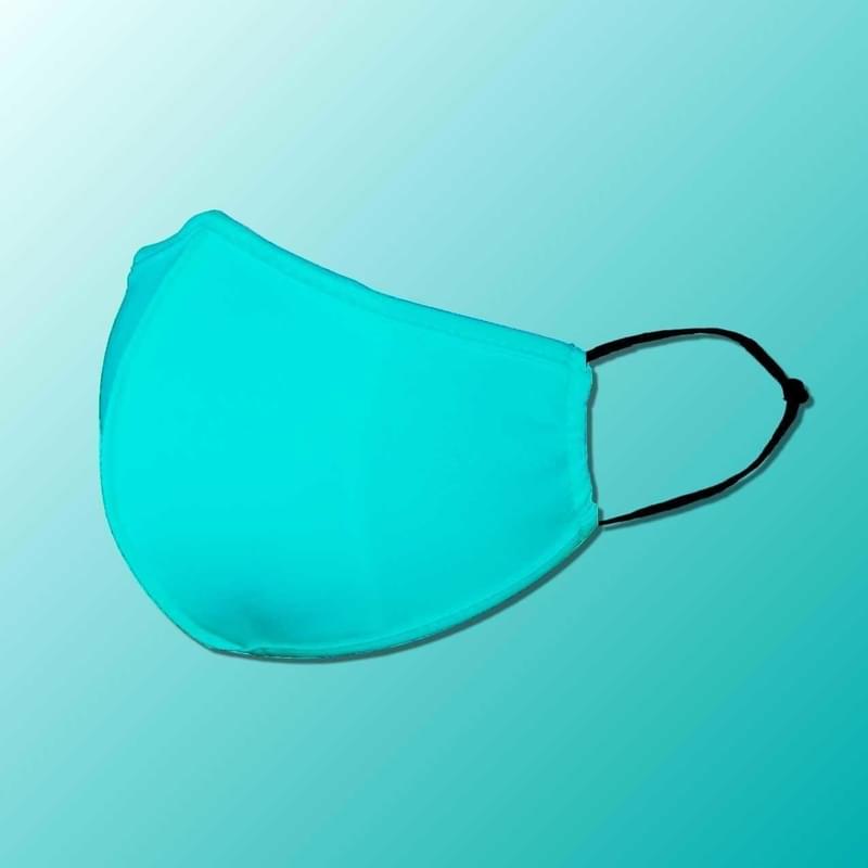 (湖水綠) 3L Caring Mask 可重用口罩 + 白金級納米科技 PTFE 濾芯 3 片裝