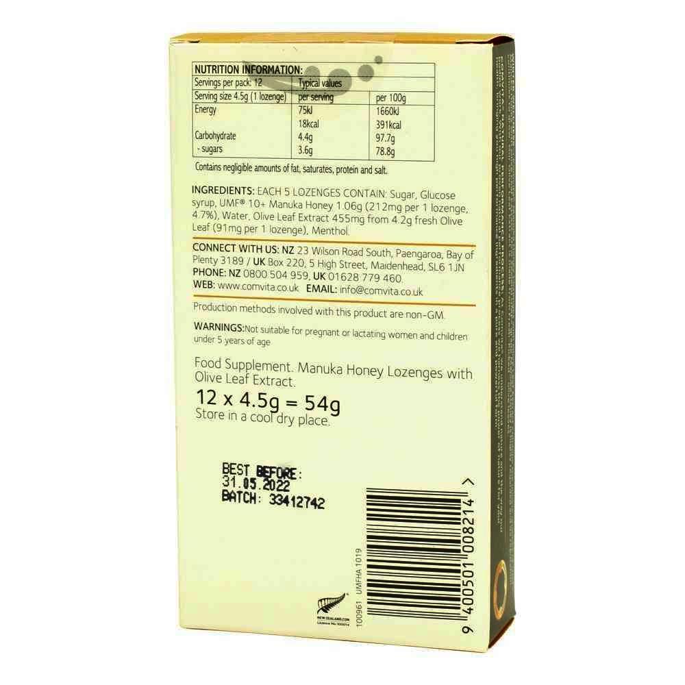 康維他麥蘆卡蜂蜜潤喉糖 (橄欖葉) (12 x 4.5g)
